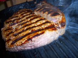 rare steak